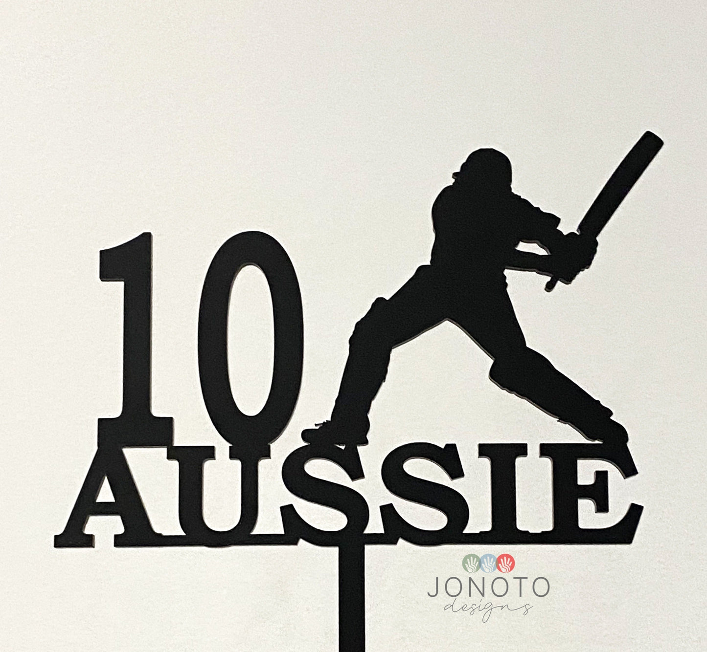 cricket themed cake topper