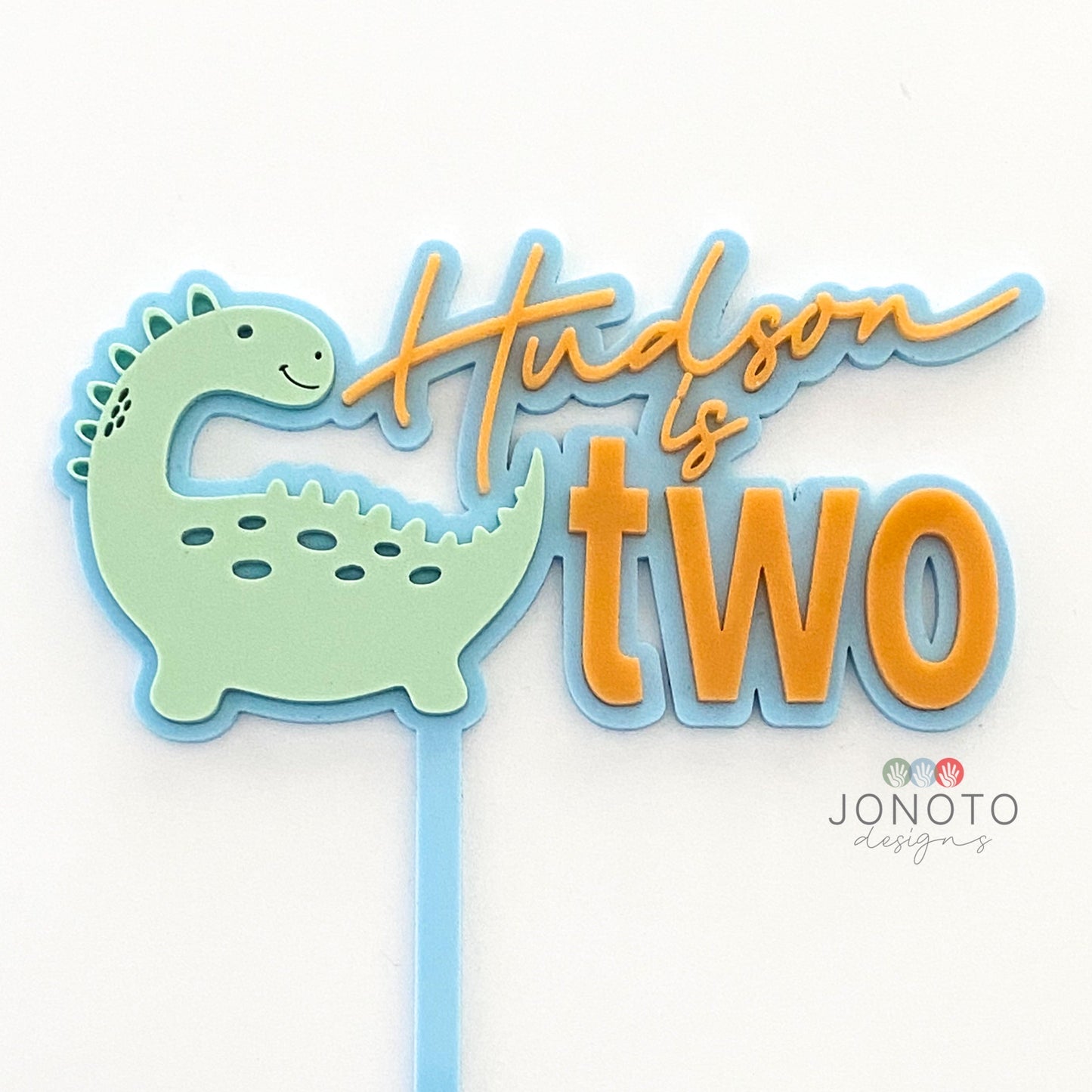 Dinosaur cake topper