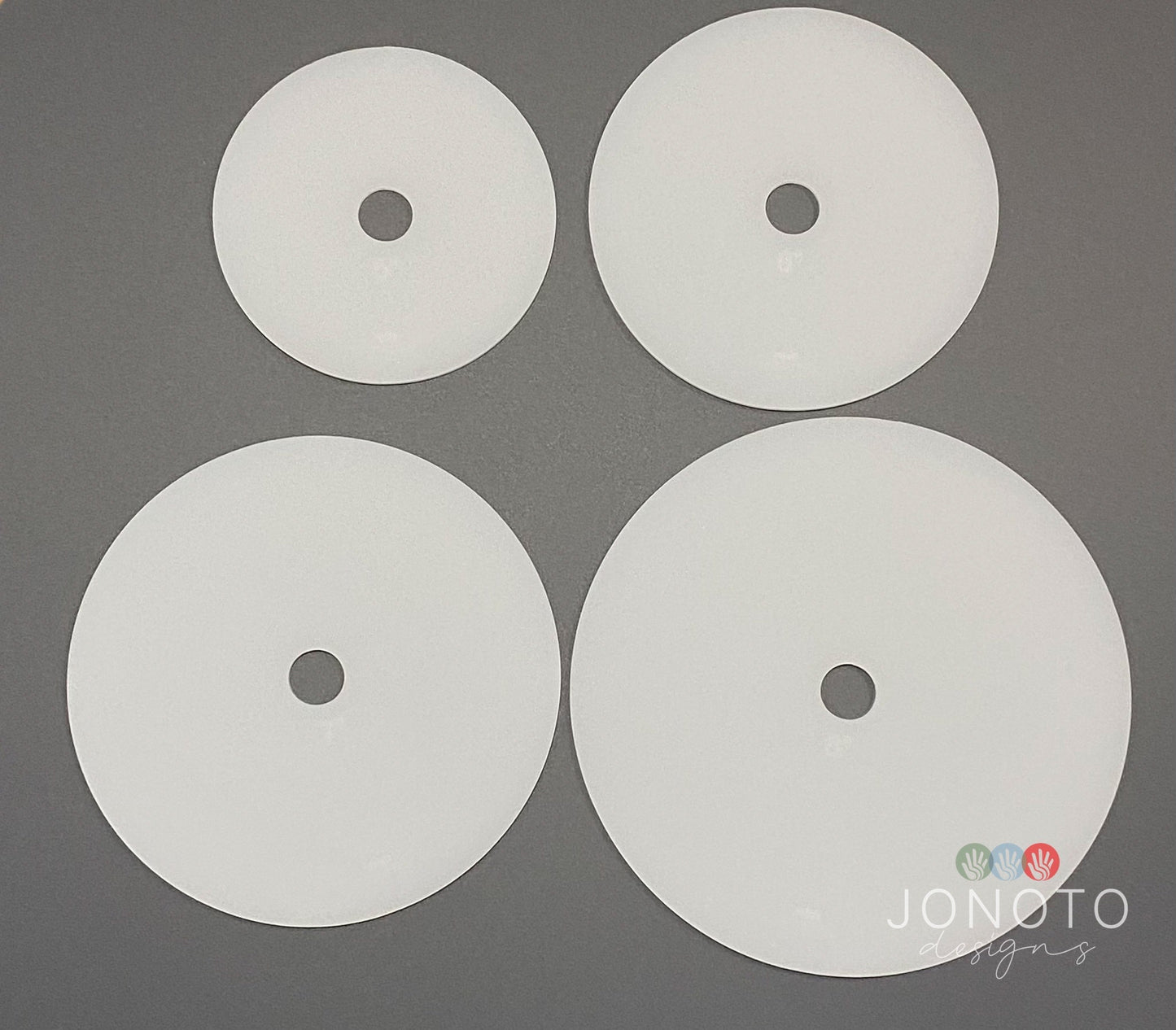 Round Acrylic Ganache Lid Set