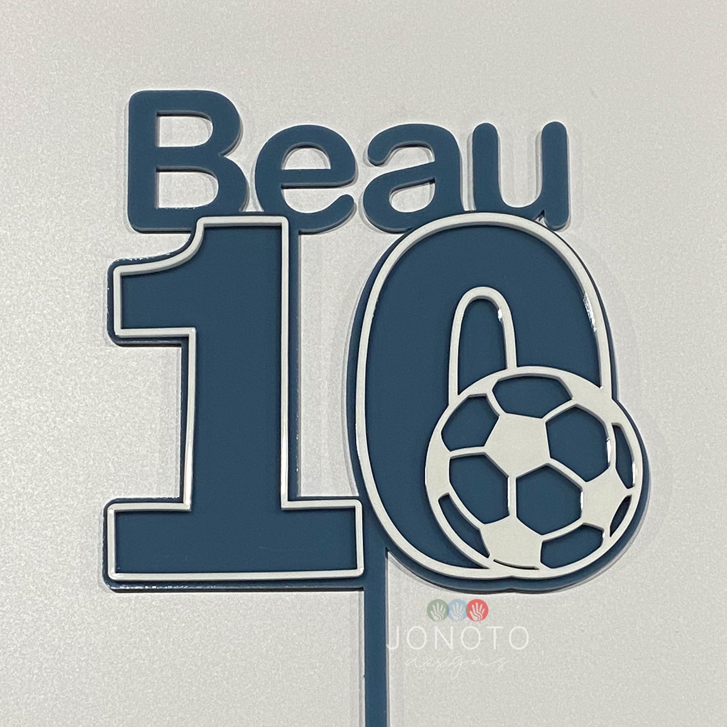 Cake Topper | Football Name & Age