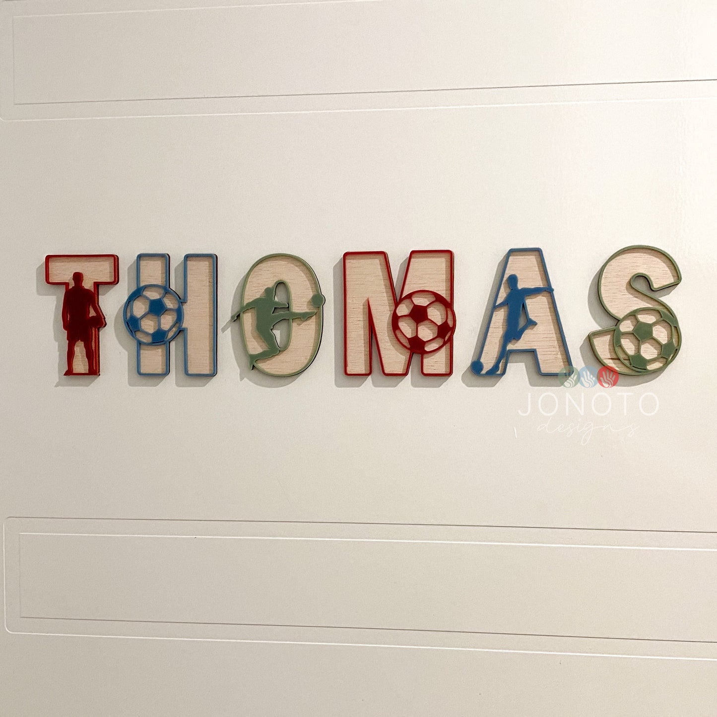 Name Plaque | Soccer Letters