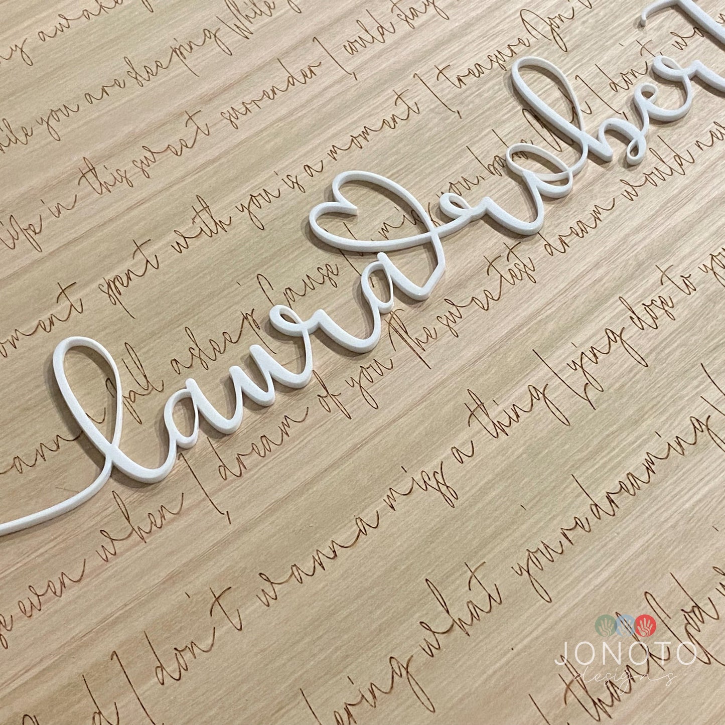 Wedding Song Plaque