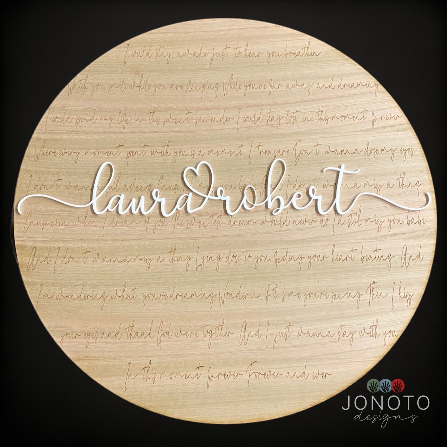 Wedding Song Plaque