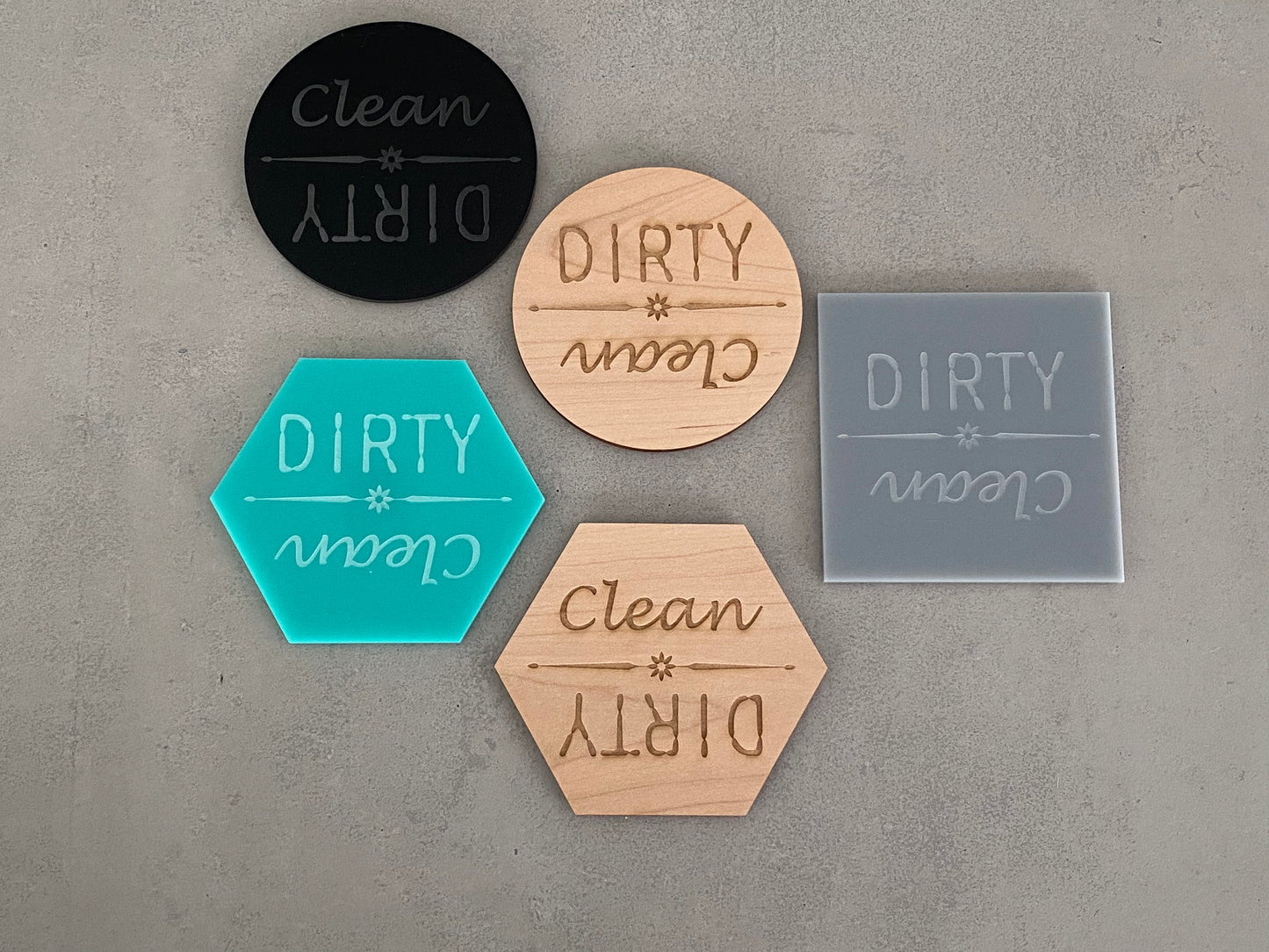 Dishwasher Magnet | Dirty & Clean