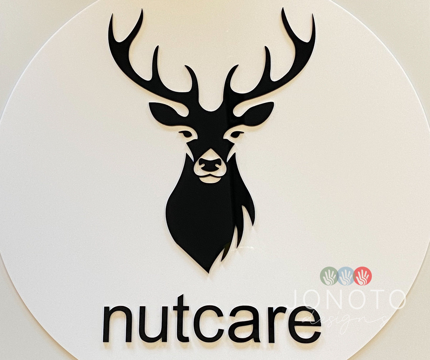 Large Round Business Sign