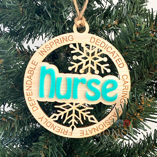 Nurse Christmas Ornament