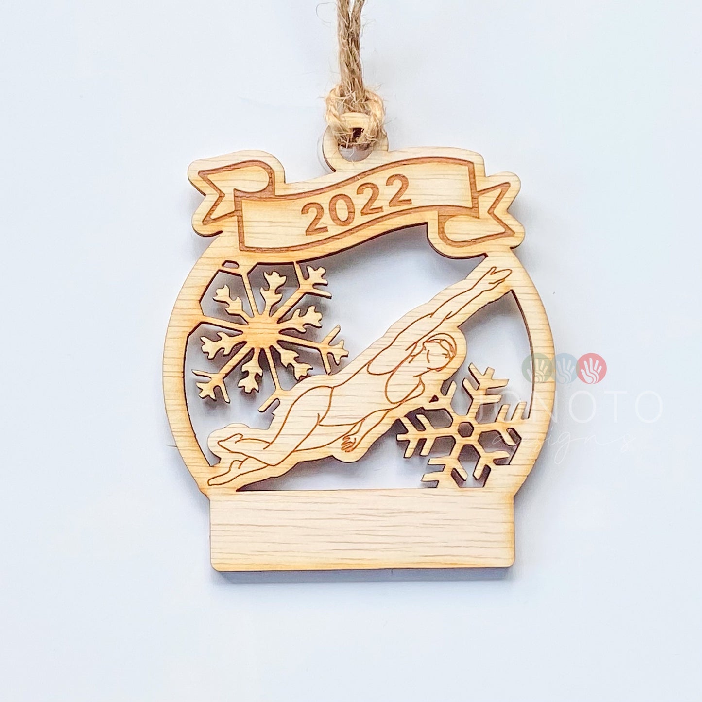 Personalised Swimmer Christmas Ornament