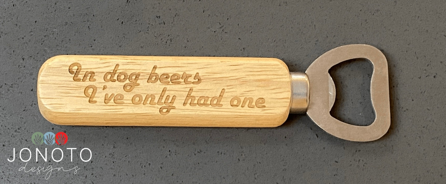 Wooden Bottle Opener