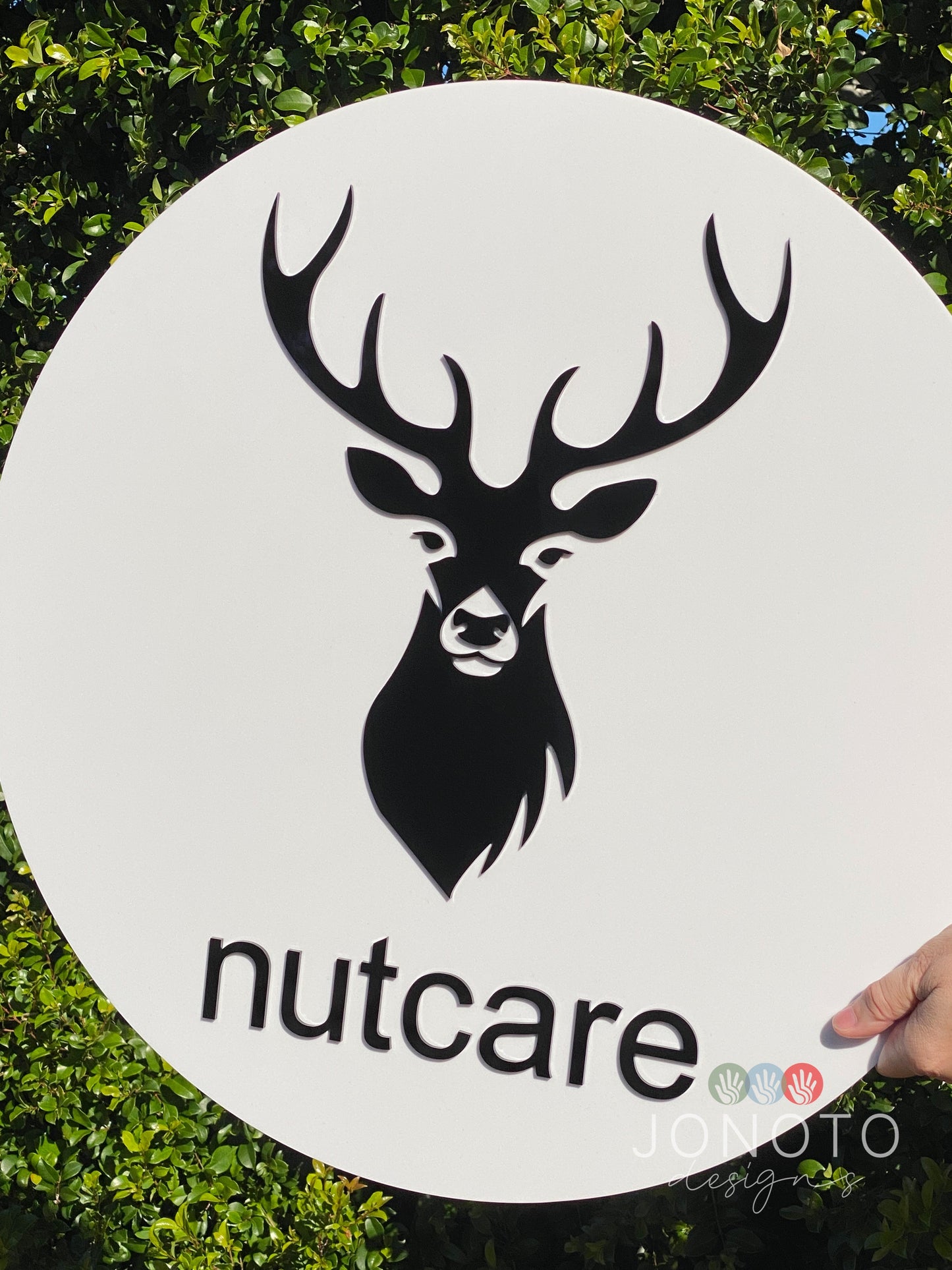Large Round Business Sign