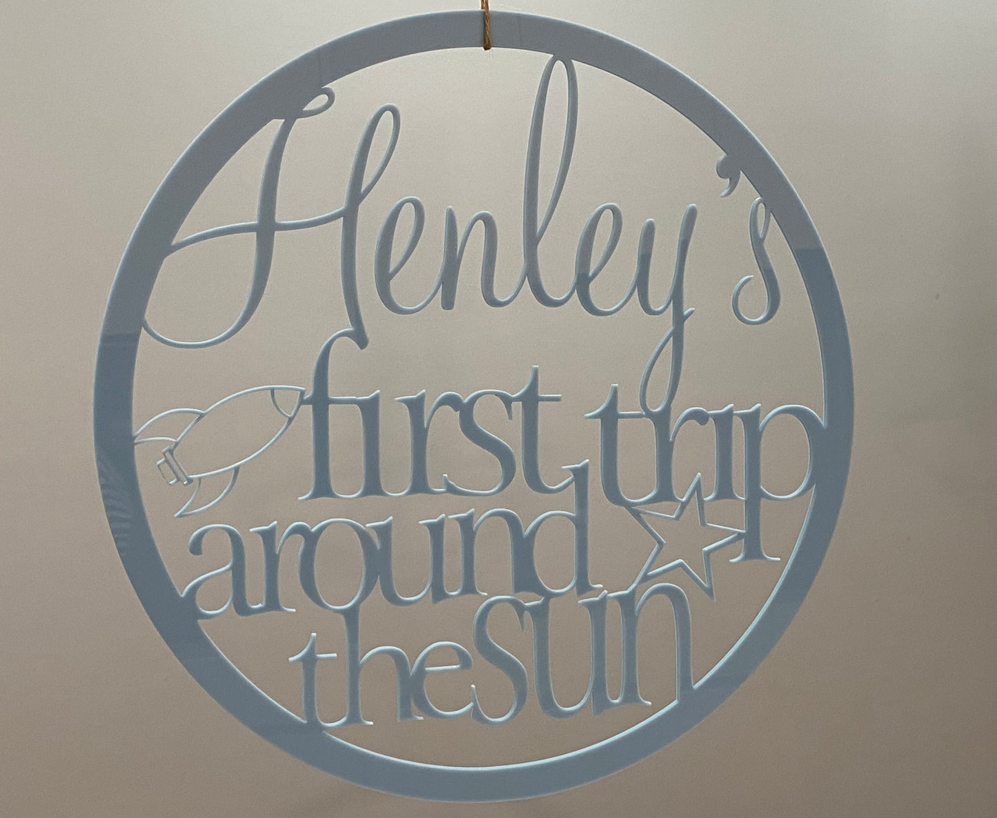 Custom Hoop Sign