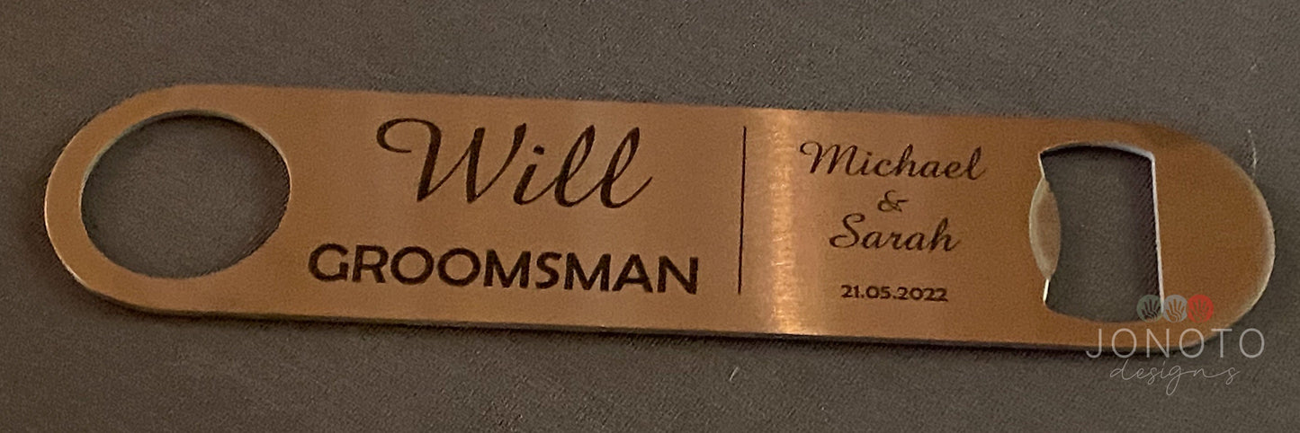 Personalised Large Beer Bottle Opener