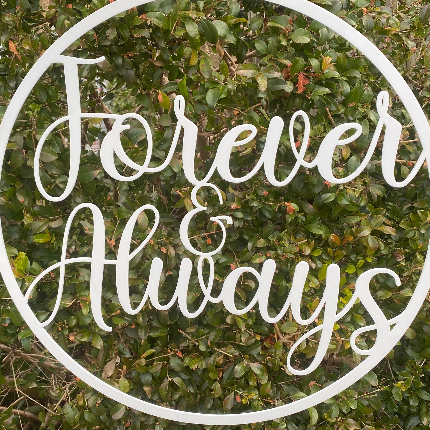 Custom Hoop Sign