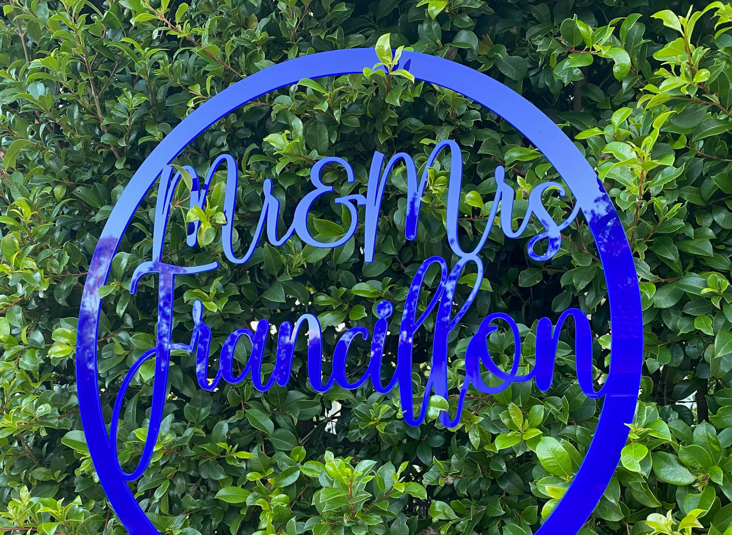 Custom Hoop Sign