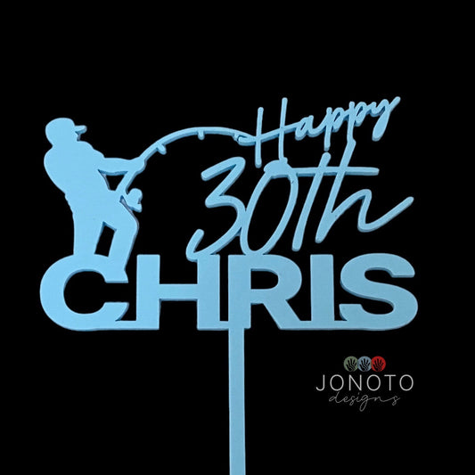 Cake Topper | Fishing