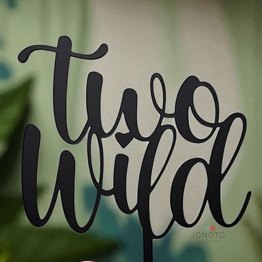 Cake Topper | Two Wild