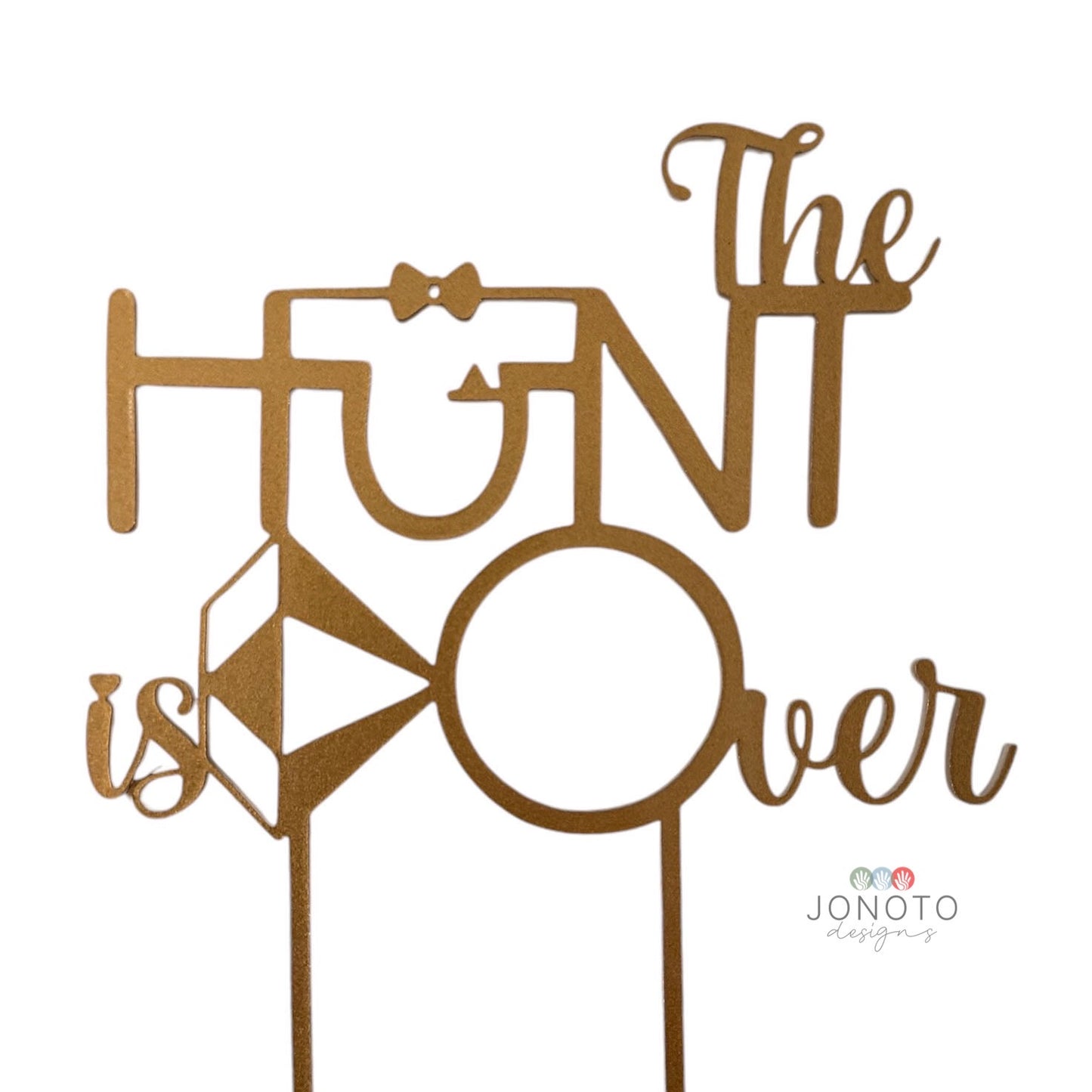 Cake Topper | The Hunt is Over