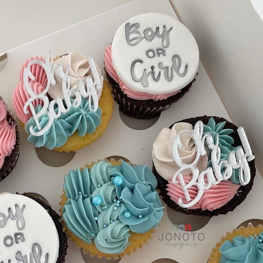 Cupcake Toppers | Oh Baby