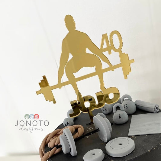 Cake Topper | Weightlifting