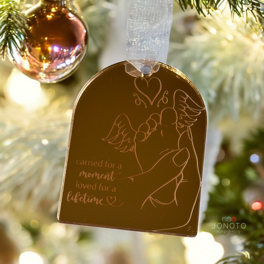 Baby Loss Memorial Ornament | Carried for a moment