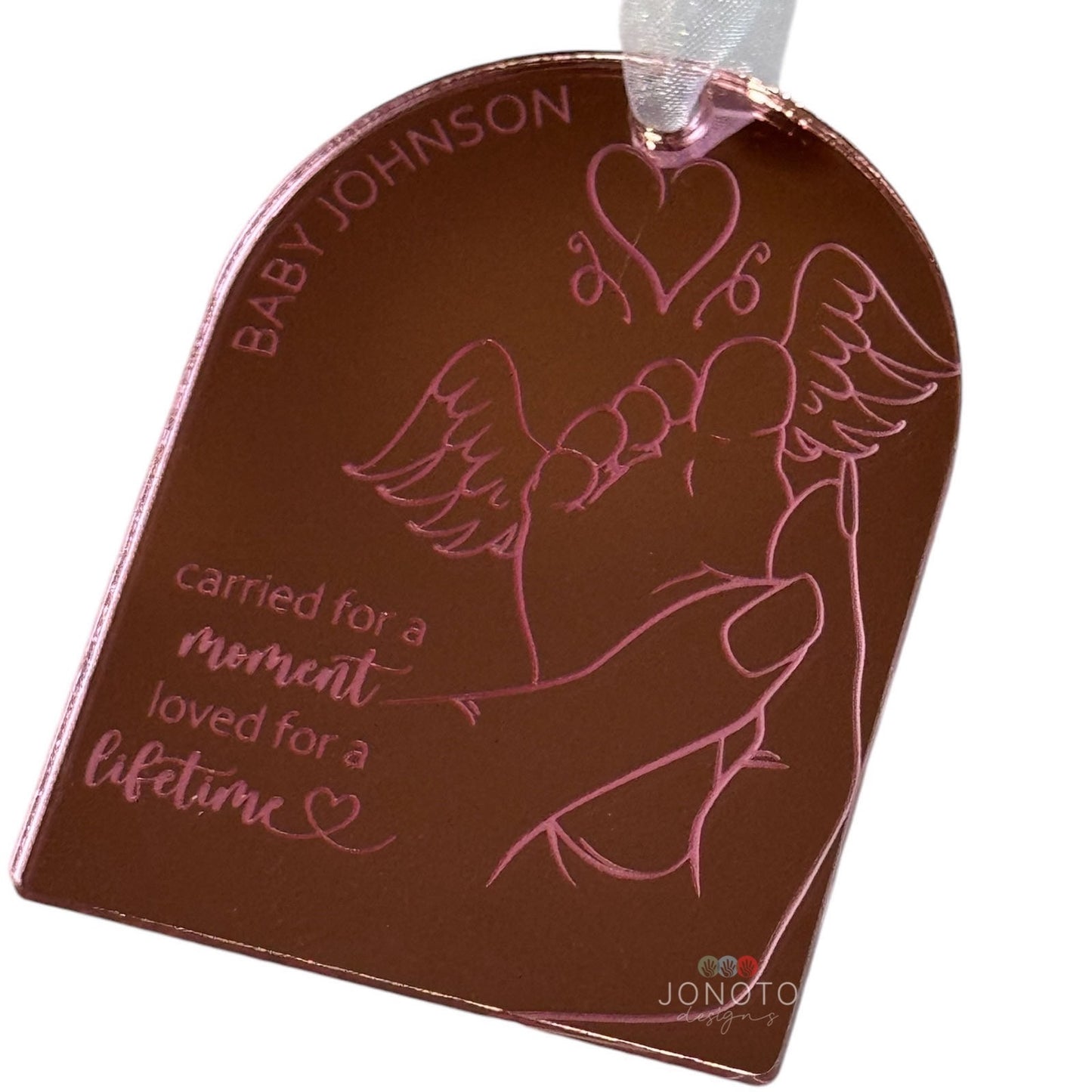 Baby Loss Memorial Ornament | Carried for a moment