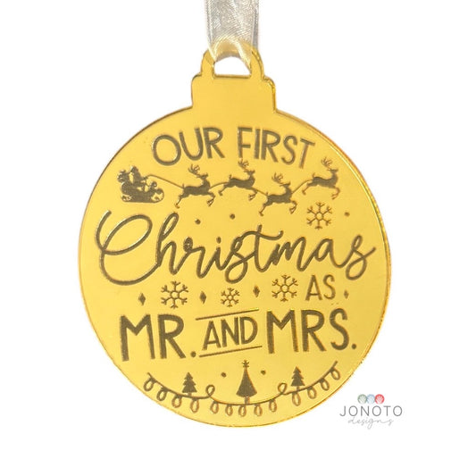 First Christmas as Mr & Mrs