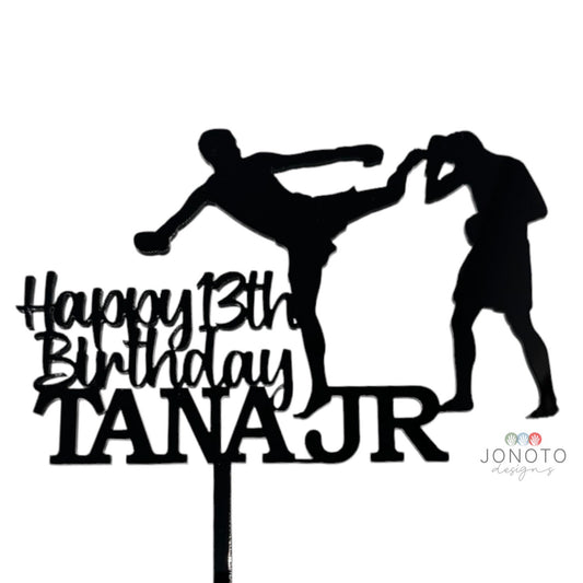 Cake Topper | Kickboxing