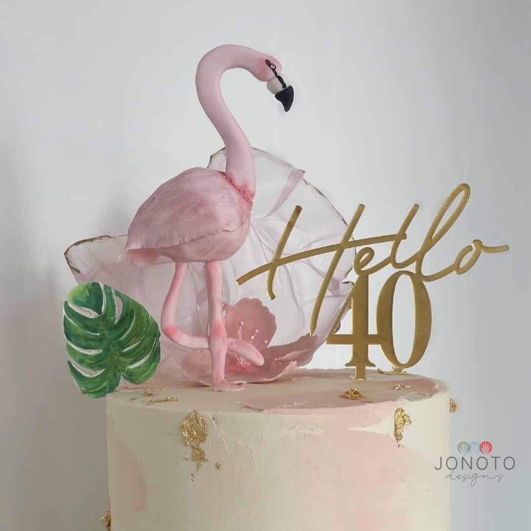 Cake Topper | Hello 40