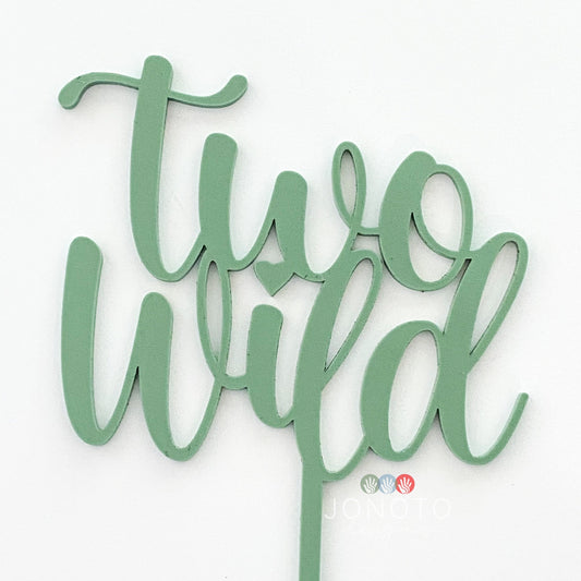 Cake Topper | Two Wild