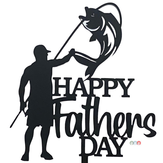 Cake Topper | Father's Day Fisherman