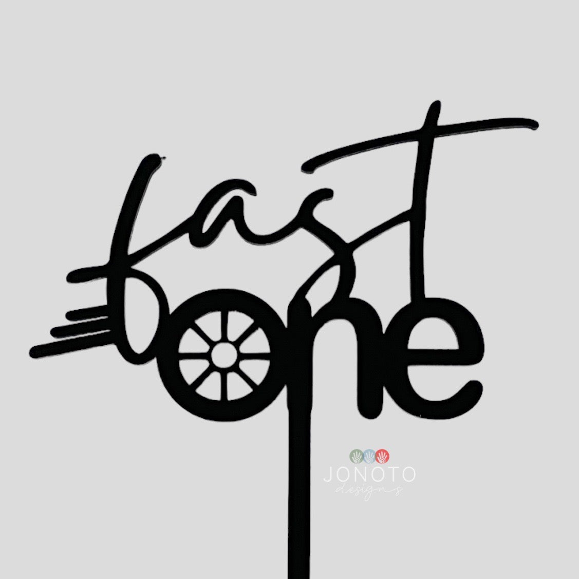 Fast One Cake Topper – Jonoto Designs