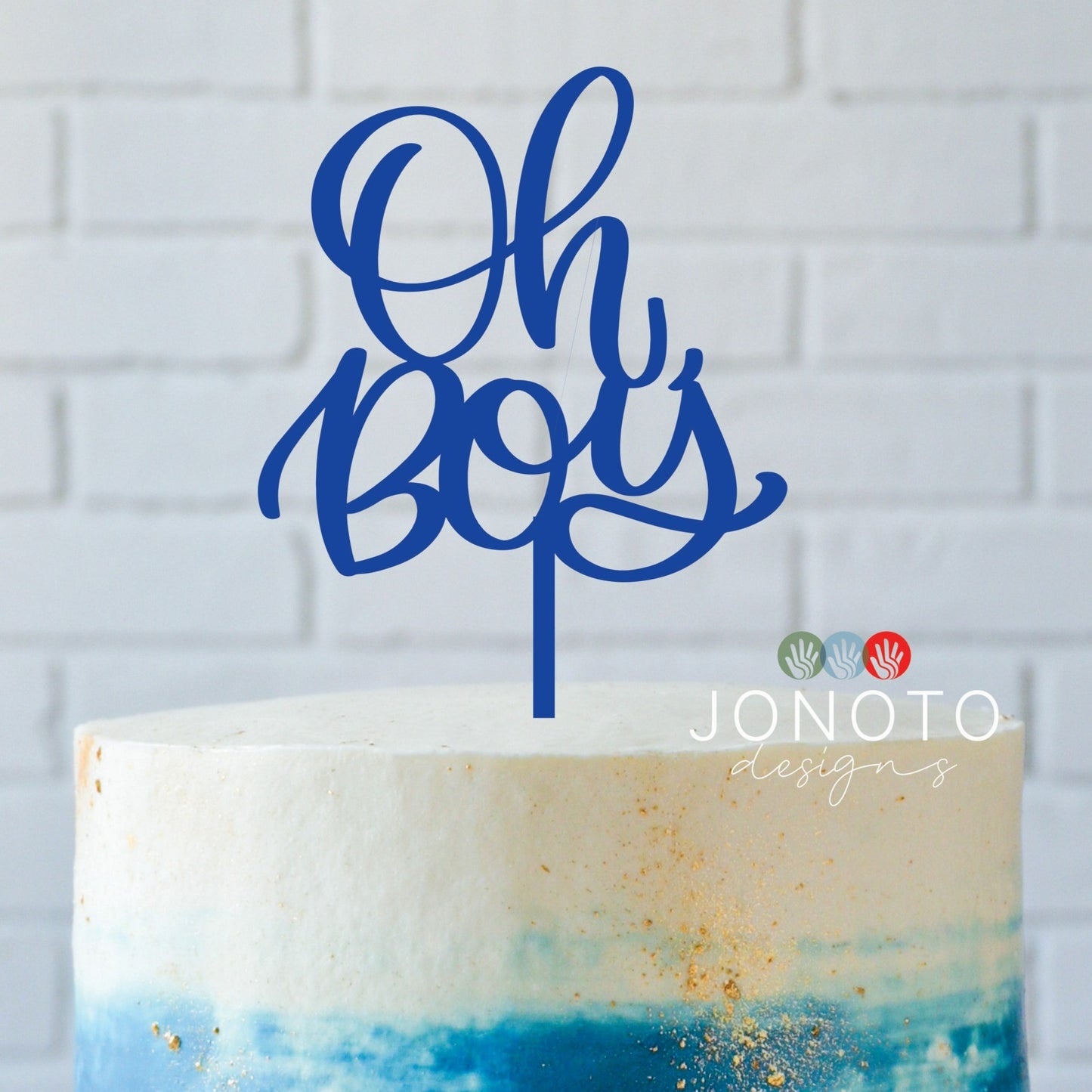 Cake Topper | Oh Boy