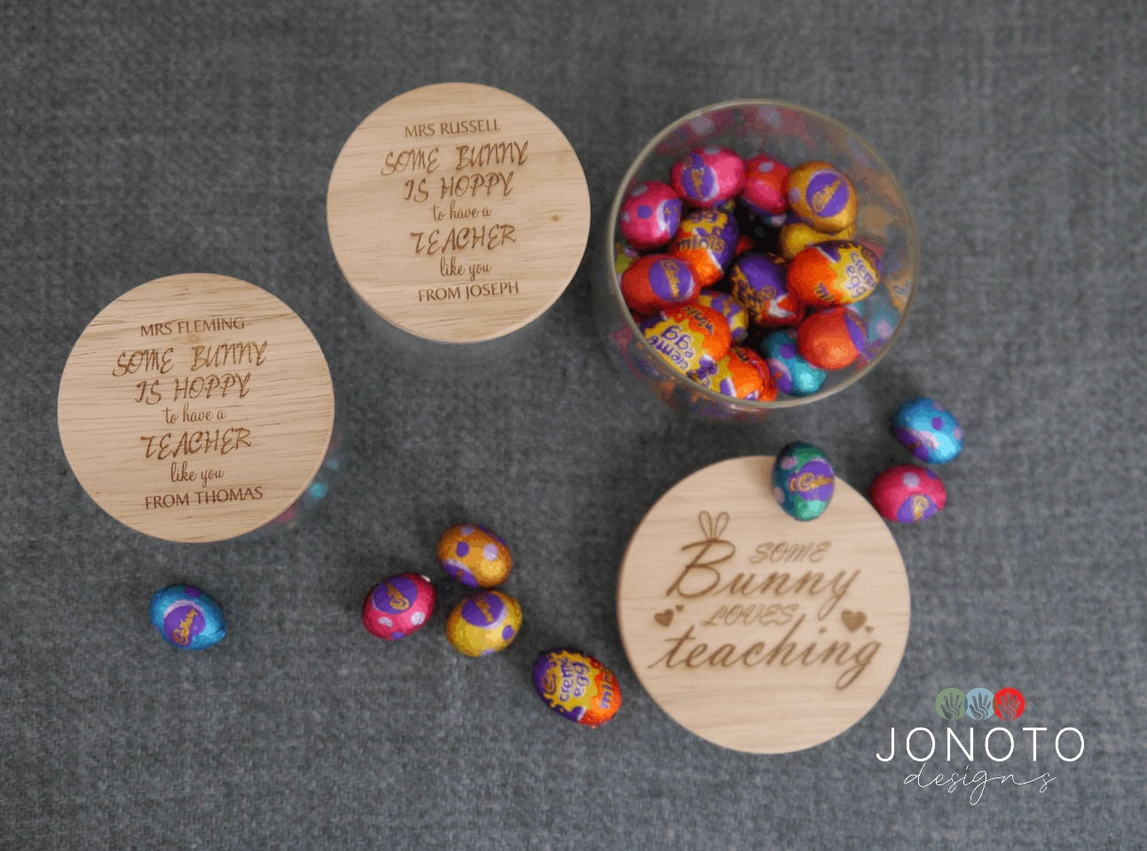 Easter Glass Jar | Teacher Easter Gift