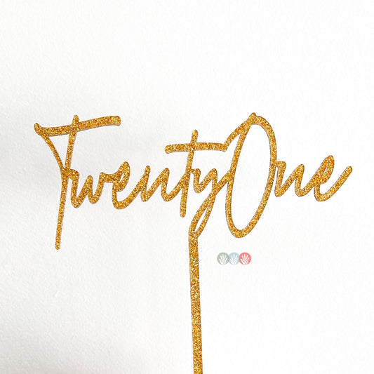 Cake Topper | TwentyOne