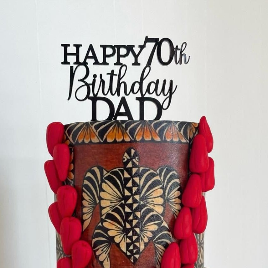 Cake Topper | Happy Birthday Dad